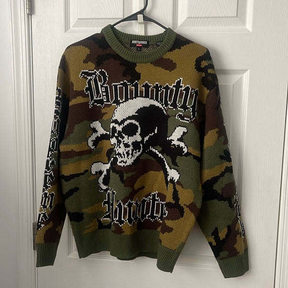 Supreme Bounty Hunter Sweater Woodland Camo